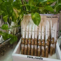 شمع دستساز قلمی اسب نماد سال