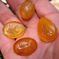 نگین انگشتر حکاکی دستی شرف شمس