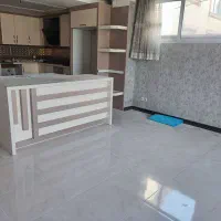 جزیره پشت کابینت دار به همراه درب کابینت