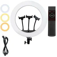 رینگ لایت جی ماری ۱۸ اینچ به همراه ۳ پایه