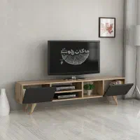 میز تلویزیون پایه چوبی مدل ELSANA / ماکان چوب