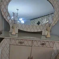 آینه کنسول چوبی