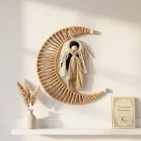 دیوارکوب مکرومه ماه