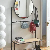 آینه قدی جاکفشی ویترین سالنی فروشگاه استند جالباسی