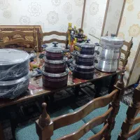 چند دست قابلمه تفلون و روحی  نو پلم تو کارتن