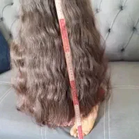 مرکز خرید موی طبیعی رنگی پنجاه سانت بالا حنایی بور