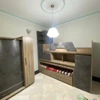 تخت دوطبقه کمجا چوب