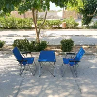 میز و صندلی مدل تاشو ست دو نفره
