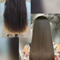 کراتین و پروتئین مو رنگ و لایت مو