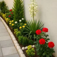 خدمات باغبانی باغچه کاری کاشت گل وگیاه خاک گلدون
