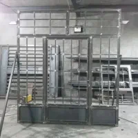 ساخت درب باغی پنجره ریلی لولای چارچوب درب انباری