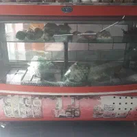 یخچال ویترینی تمیز بدون پوسیدگی موتور دانفوس
