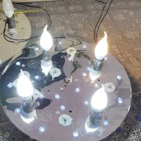 لوستر اسپیکر دار و فلش خور