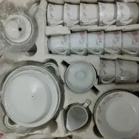 سرویس چینی دورآب نقره اصل ژاپن نو