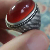 انگشتر عقیق سرخ یمنی