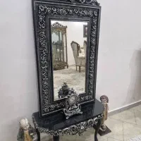 آینه وکنسول به همراه ساعت ست