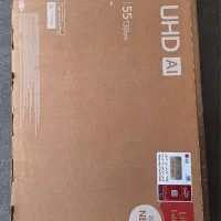 کارتن تلویزیون ۵۵ اینچ الجی سالم و نو