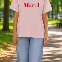 تیشرت باکسی پنبه طرح دار