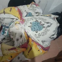 شش عدد پشتی از پر پر شده