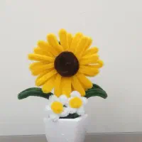 گل های زیبای دست ساز مخملی