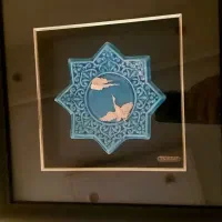 تابلو مرغابی و آسمان