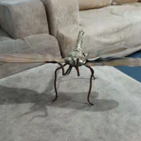 سنجاقک برنجی مسی قدیمی