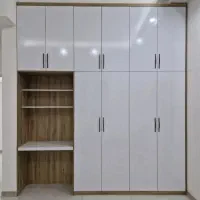 کمددیواری متری 9/500  کابینت  های گلاس  نئوکلاسیک