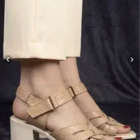 صندل زنانه تمام چرم تبریز سایز ۳۸نو نو