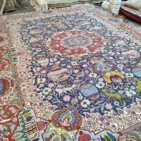 فرش زیر خاکی خیلی قدیمی ۱۲متری دستباف یکی