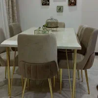 میز و صندلی ناهار خوری ۶ نفره  در حد نو