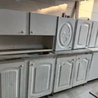 کابینت فلزی با سینک و آب چکان