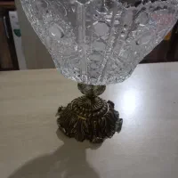 میوه خوری کریستالی تراش. پایه دار