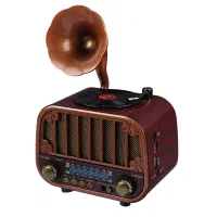 رادیو اسپیکر بلوتوثی طرح کلاسیک گرامافون