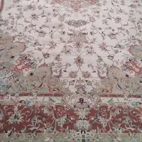 یک تخته فرش۶ متری مشهد+یک فرش ۱/۵در ۱/۵ گرد ماشینی