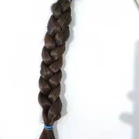موی طبیعی سالم بدون رنگ ۳۷ سانت