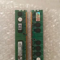 یک عدد رم ۱ گیگ و یک عدد ۷۵۰ مگ ddr2