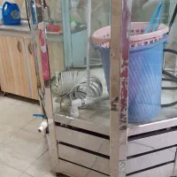 یک عدد آکواریوم صنعتی هشت ضلعی سالم