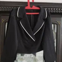 بلوز مشکی زنانه کوتاه نو