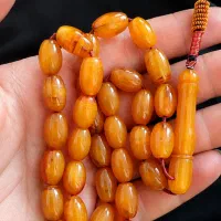 تسبیح 33 عددی کهربا