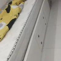 تخت یک نفره نوجوان هایکلاس سفید