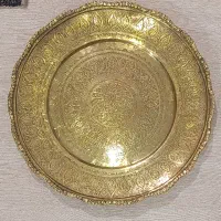 سینی کهنه قلم دار