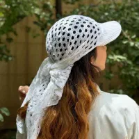 کلاه قلاب بافی نقاب دار