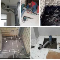 بنایی.رفع نم حمام وتوالت.لوله کشی فاضلاب.کاشی.گچ