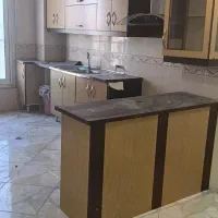 کابینت آشپزخانه با هود و سینک ظرفشویی