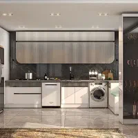 طراحی سه بعدی کابینت و دکوراسیون داخلی  3D