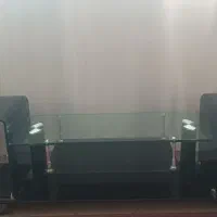 میز تلویزیون شیشه ای