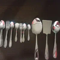 سرویس قاشق چنگال استیل