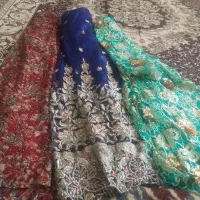 سه قواره لباس محلی سالم بدون مشگل و زدگی