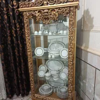 ست چوب . میز تلویزیون.بوفه .آینه شمعدان