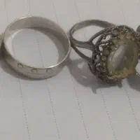 انگشتر نقره شکسته